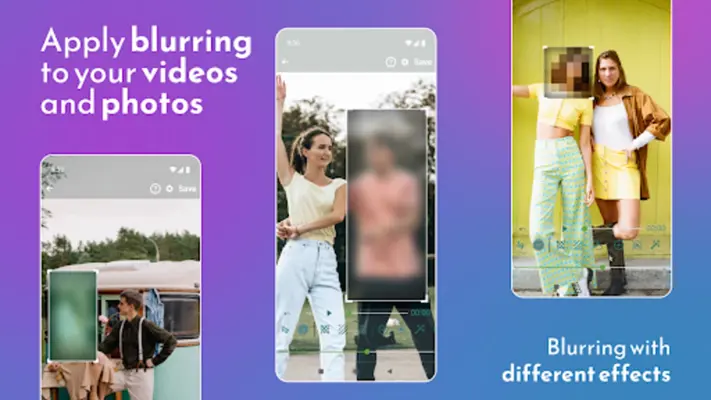 Blur Video and Photo Editor android App screenshot 1