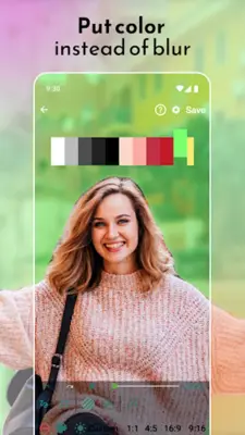 Blur Video and Photo Editor android App screenshot 2