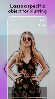 Blur Video and Photo Editor android App screenshot 4